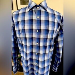 Thomas Dean Dress Shirt. Size XXL. 100% Pima Cotton. Excellent Condition.